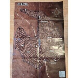 Pathfinder Campaign Setting Starfall Map 21.5" X 33"